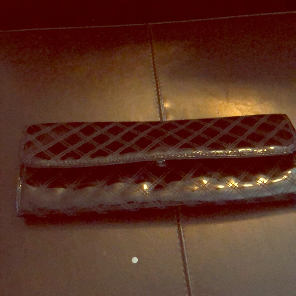 Patton leather clutch
